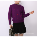 17PKCS226 2017 tricot laine Cachemire tricoté chandail de dame